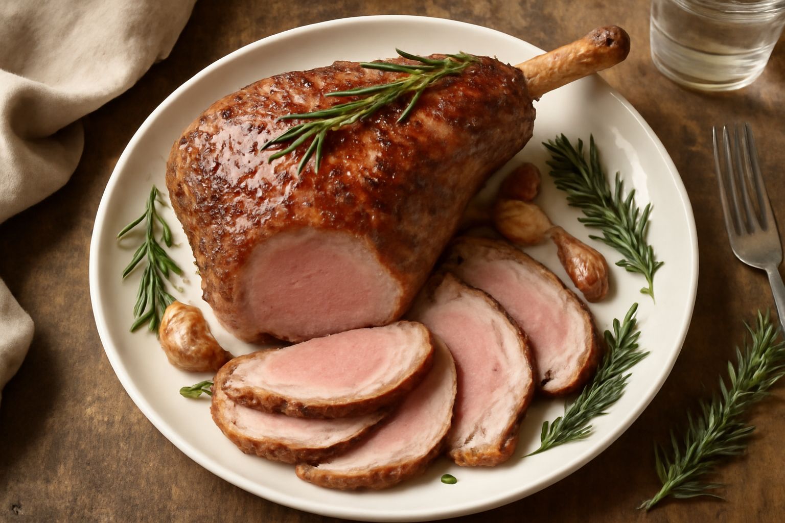 Coscia di agnello arrosto