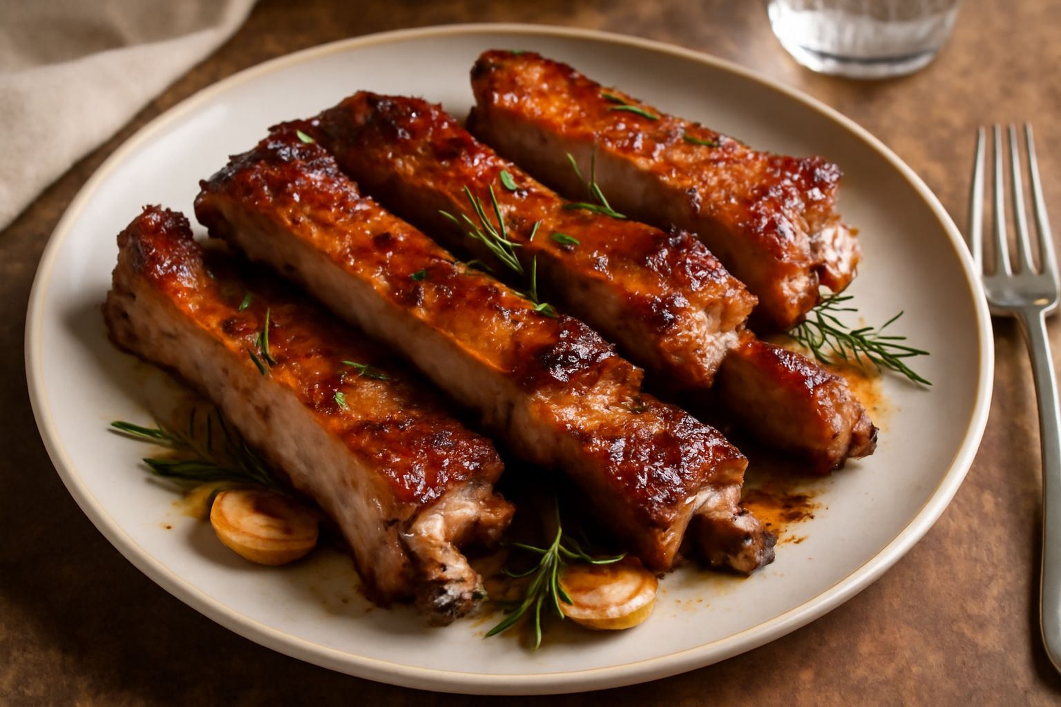 Costine di maiale al forno