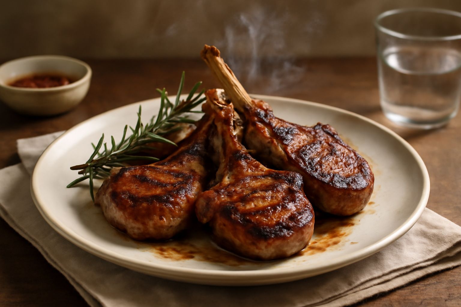 Costolette d'agnello alla griglia