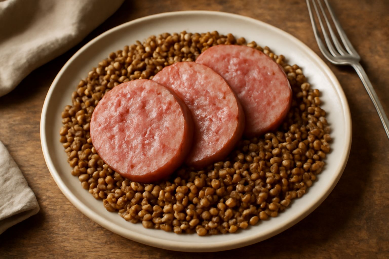 Cotechino con lenticchie