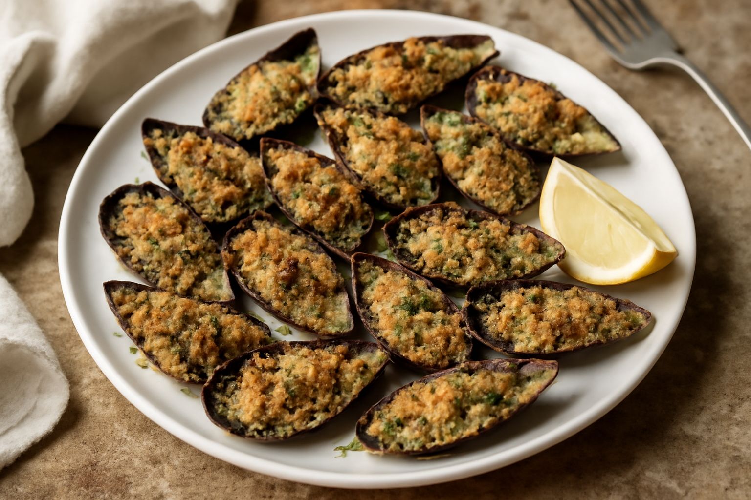 Cozze gratinate: come farle croccanti in forno senza seccarle
