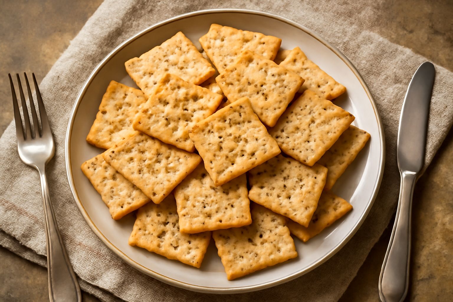 Crackers al pepe: croccanti in casa con tre ingredienti