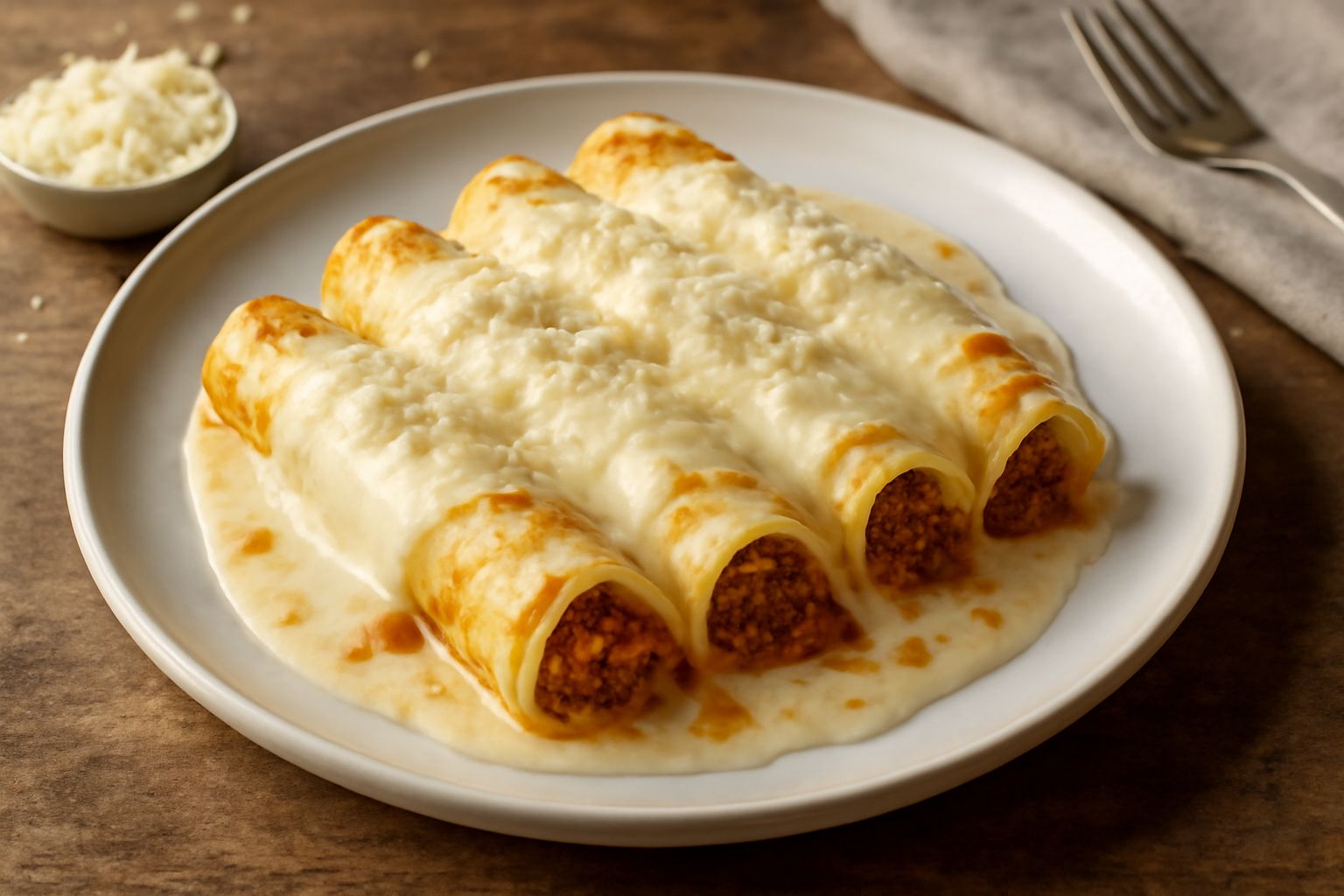 Crepes al ragù