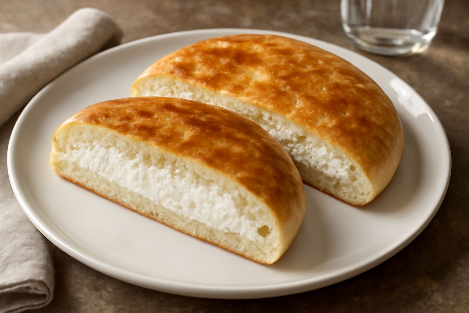Crescia ripiena di ricotta