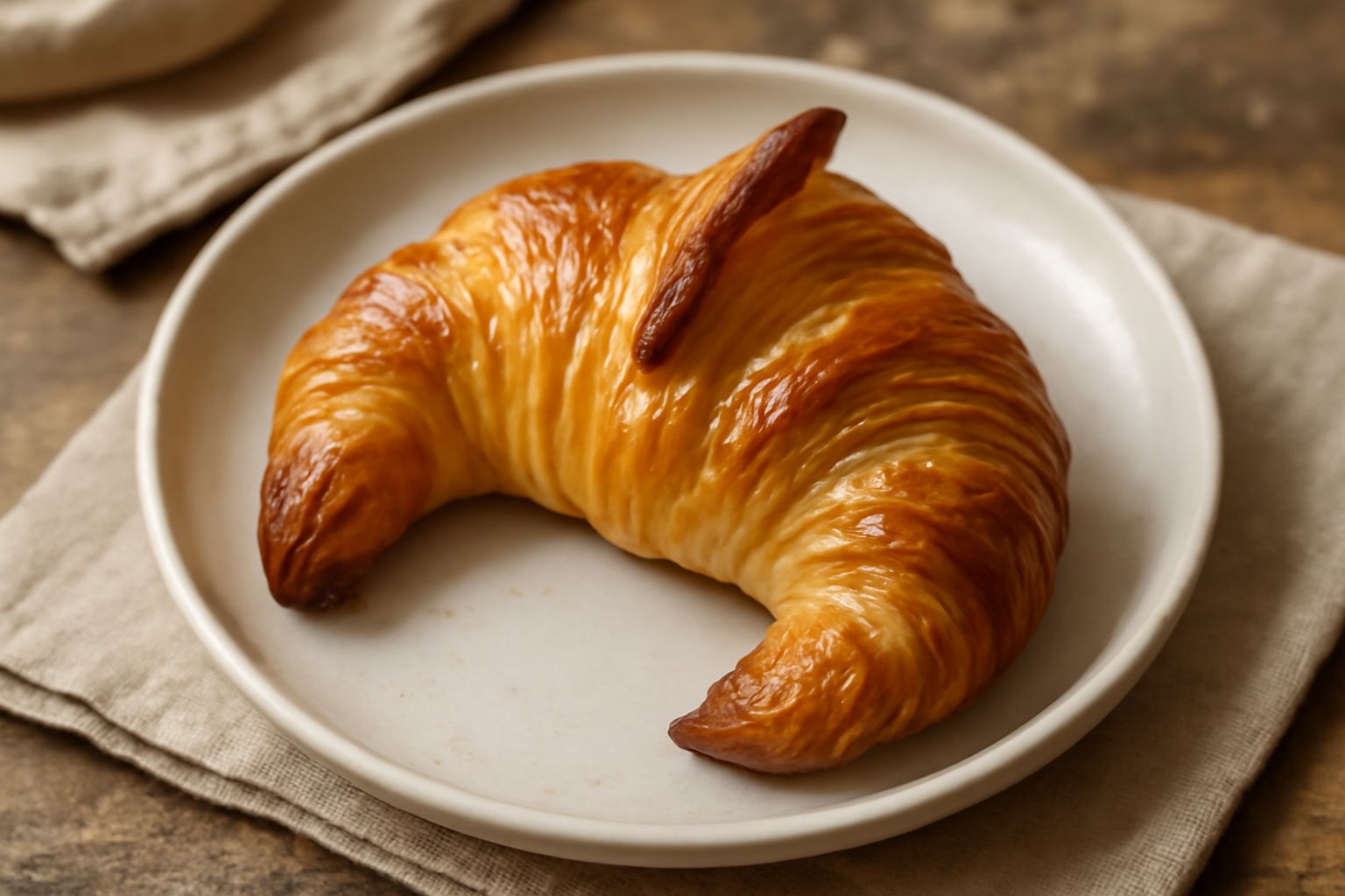 Croissant dolce locale