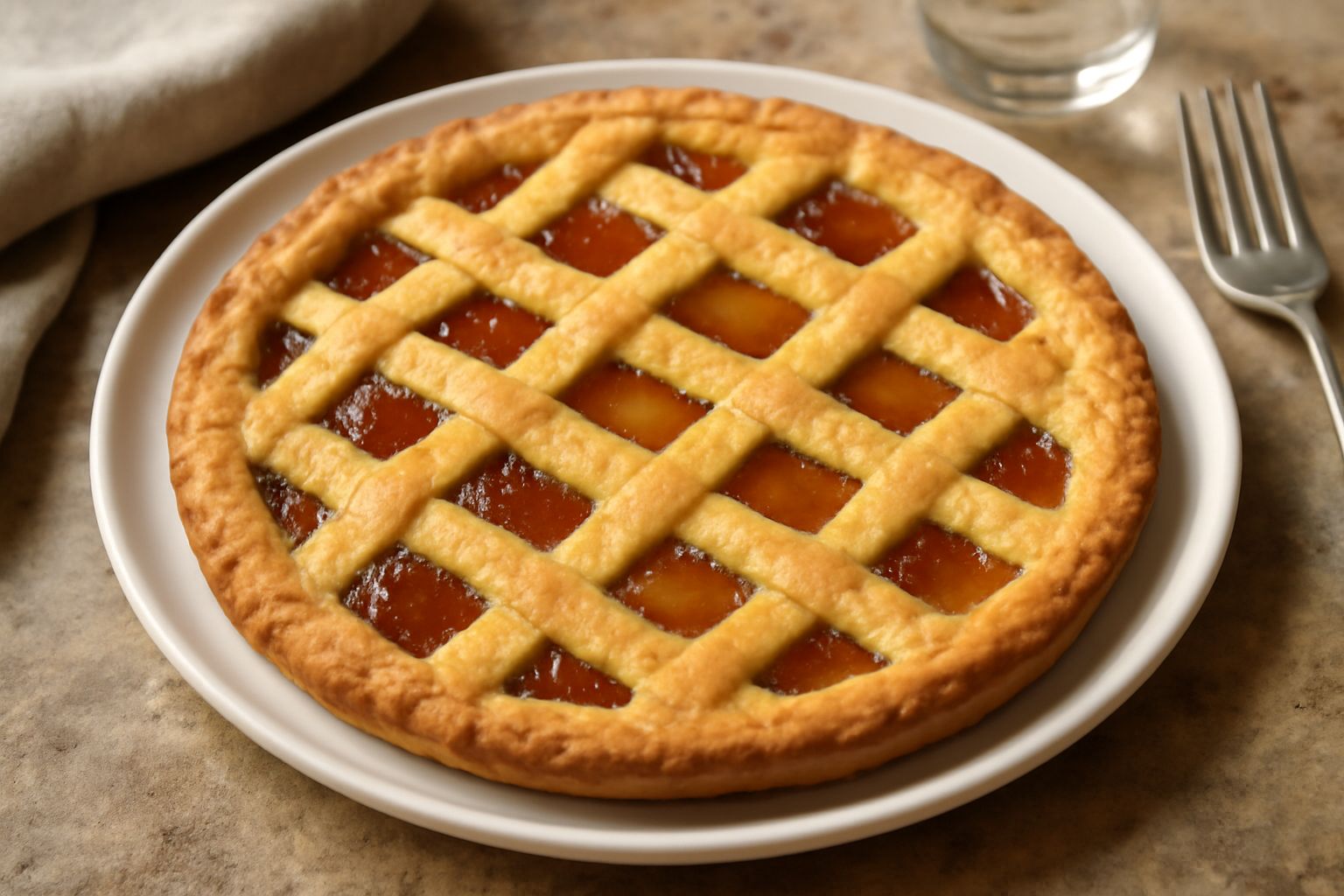 Crostata alle marmellate locali