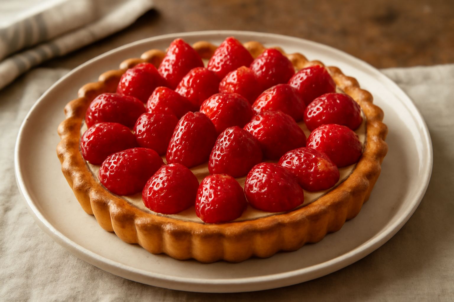 Crostata di fragole