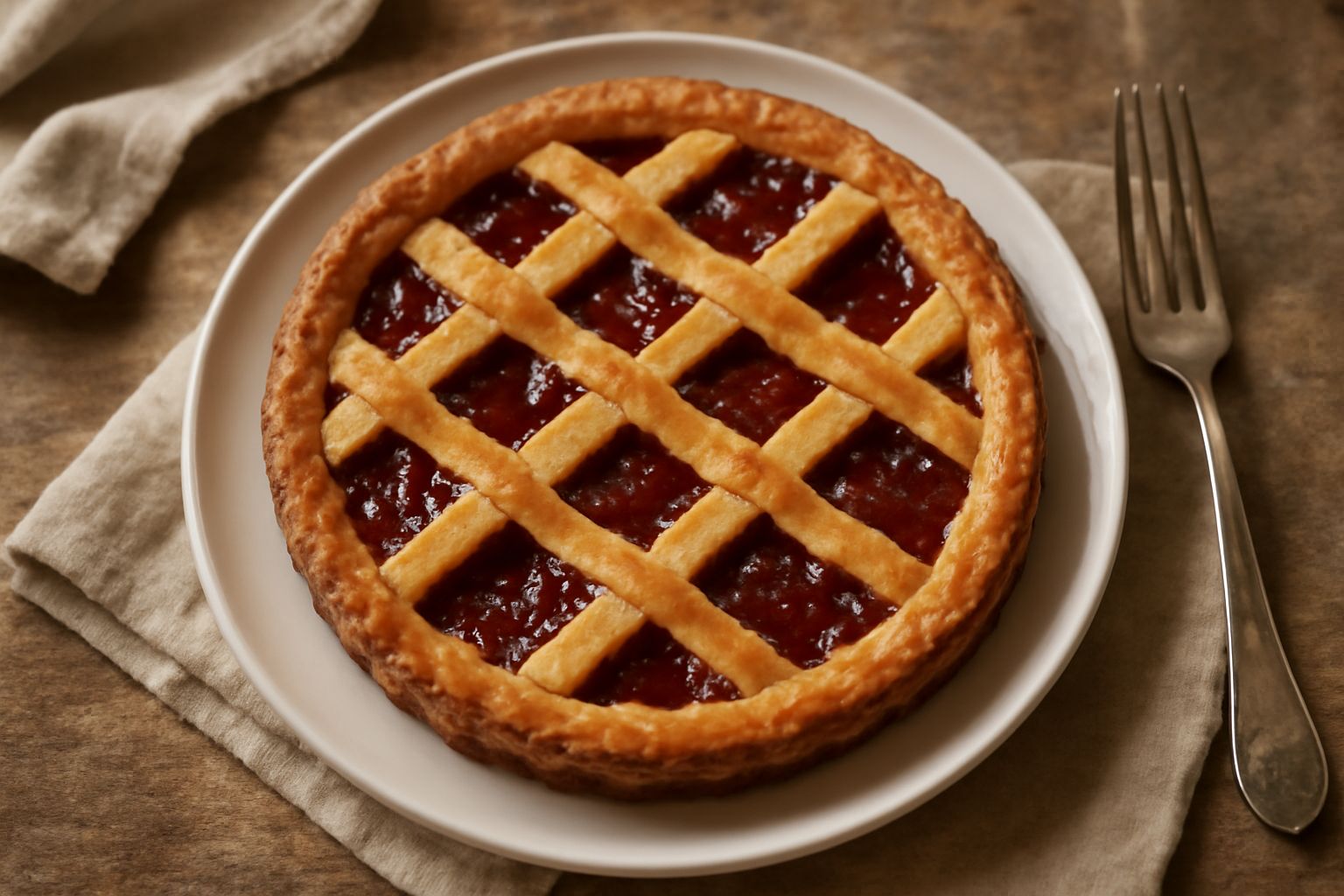 Crostata di marmellatadi frutta