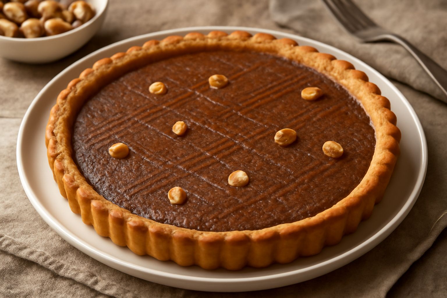 Crostata di nocciole