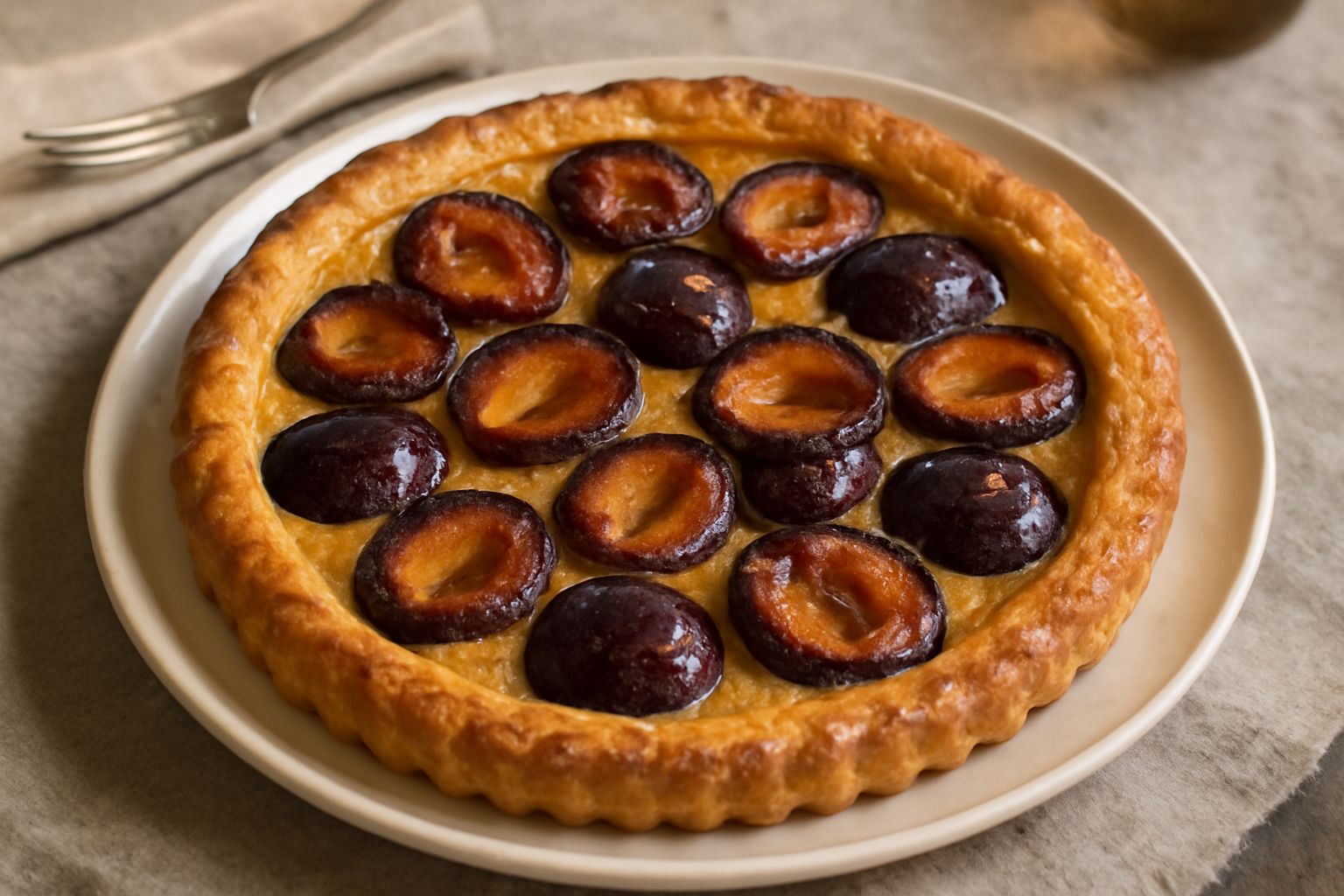 Crostata di prugne