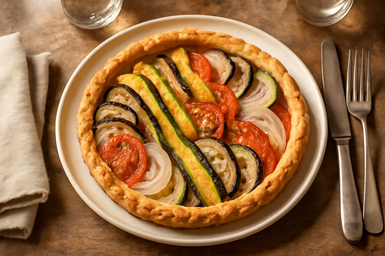 Crostata di verdure di stagione