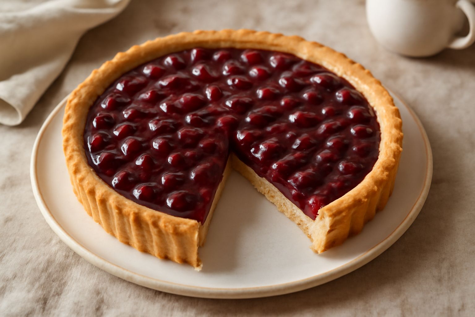 Crostata di visciole
