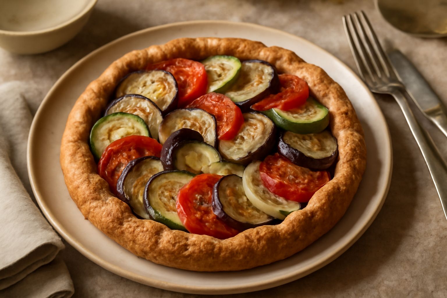 Crostata salata di verdure stagionali