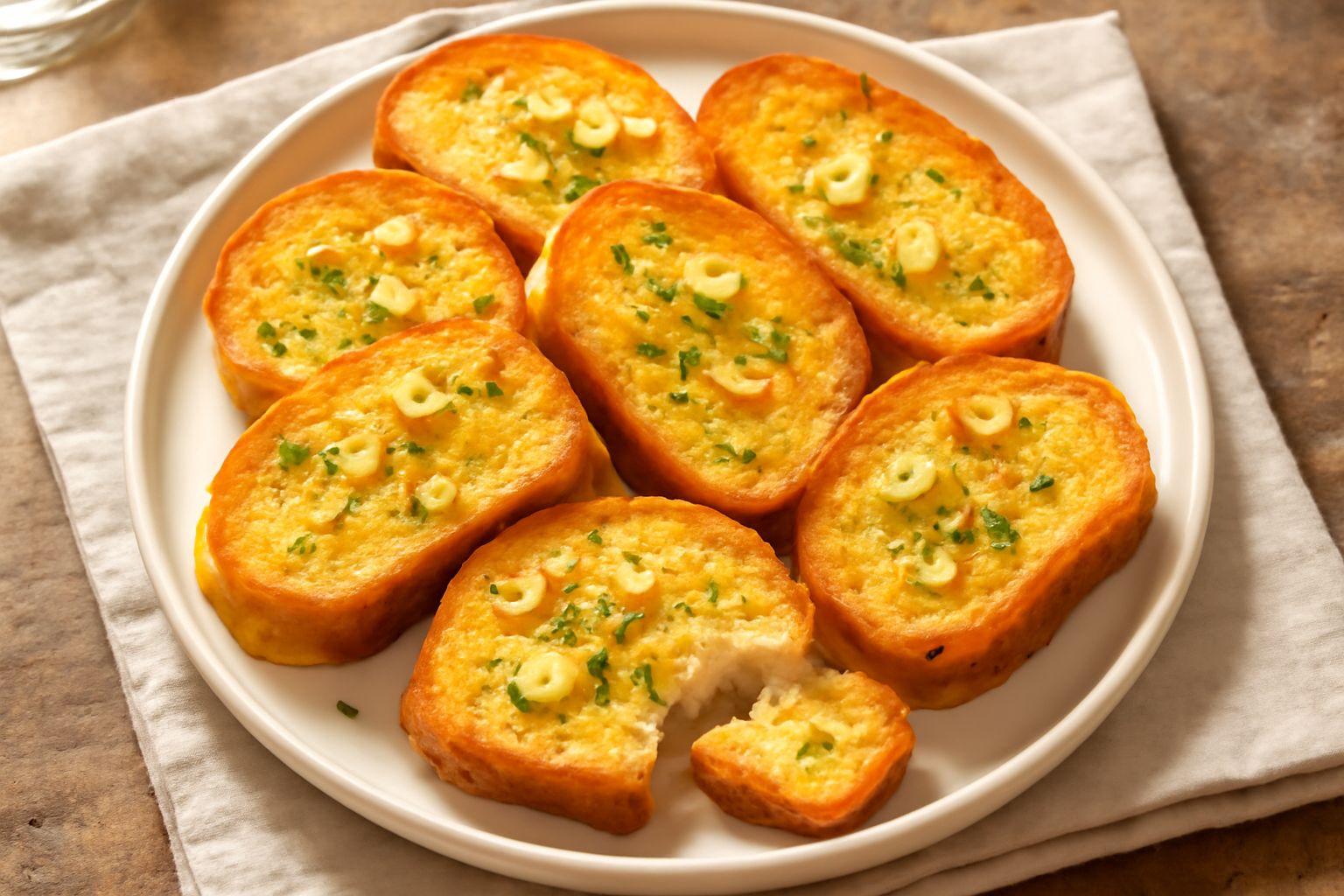 Crostini all'aglio e olio