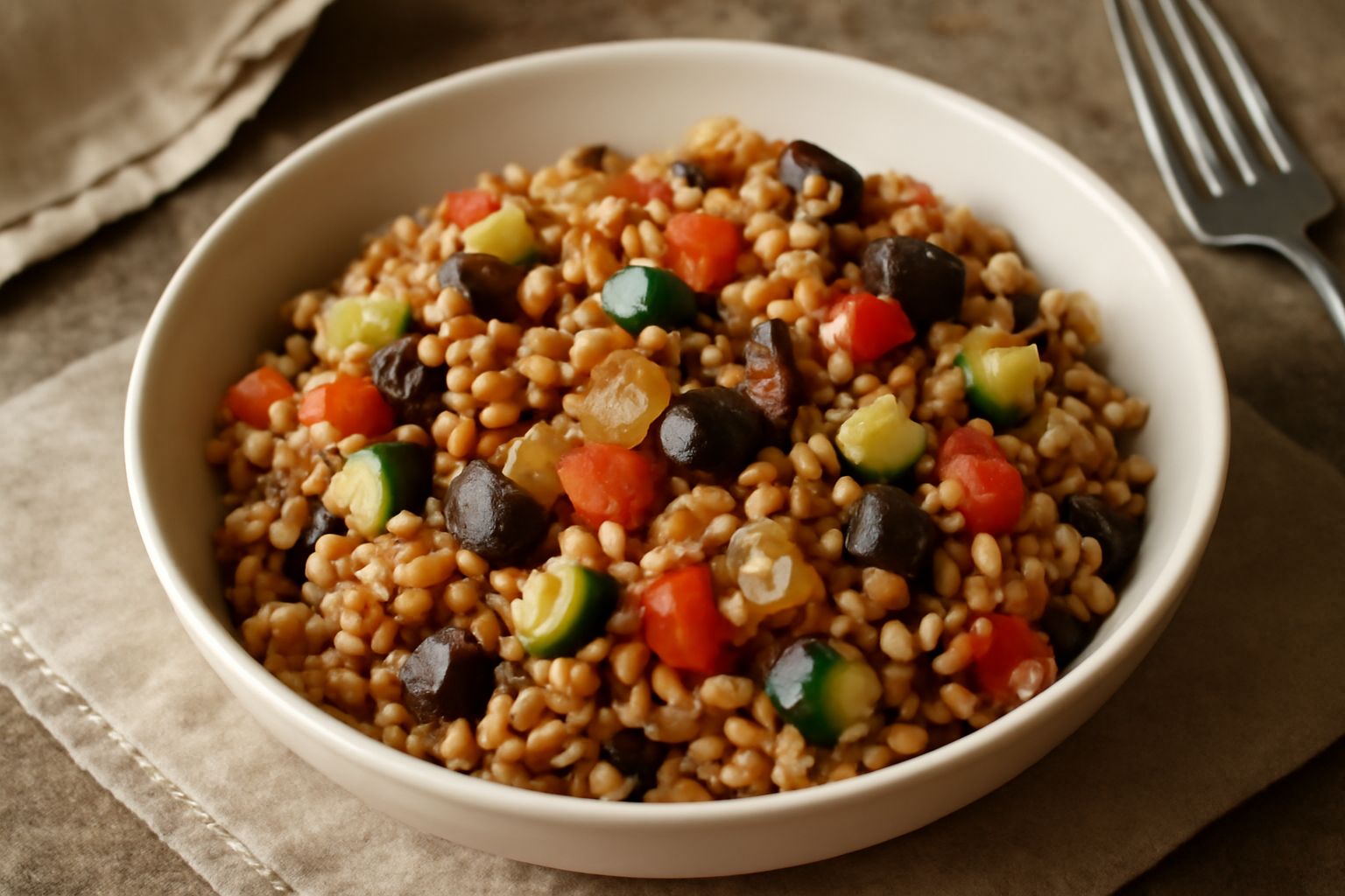 Farro con verdure