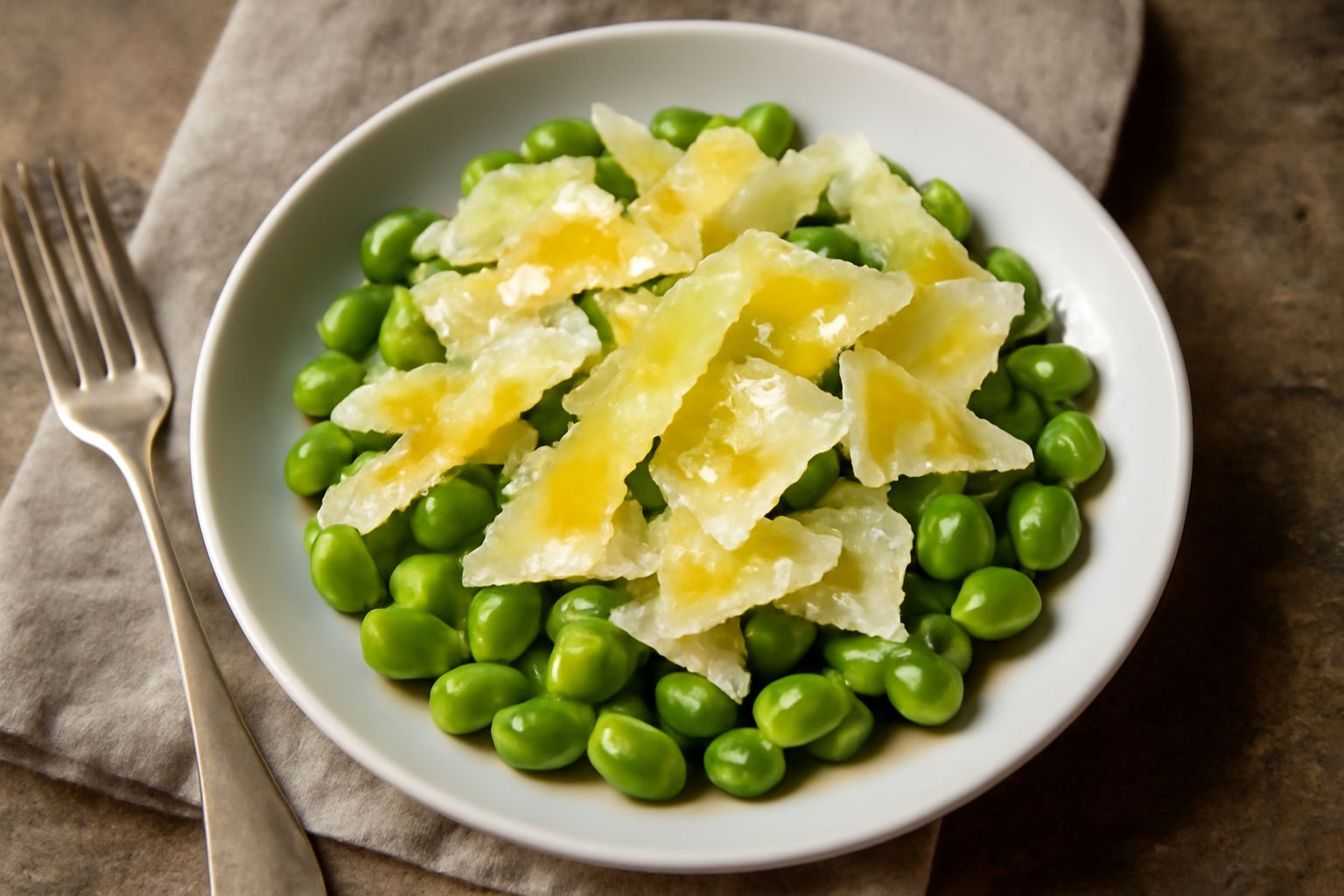 Fave crude con pecorino