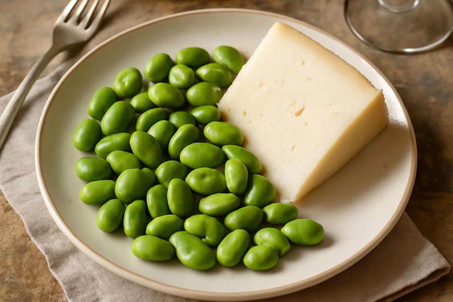 Fave crude e pecorino: il piatto di stagione che non conosce ricetta