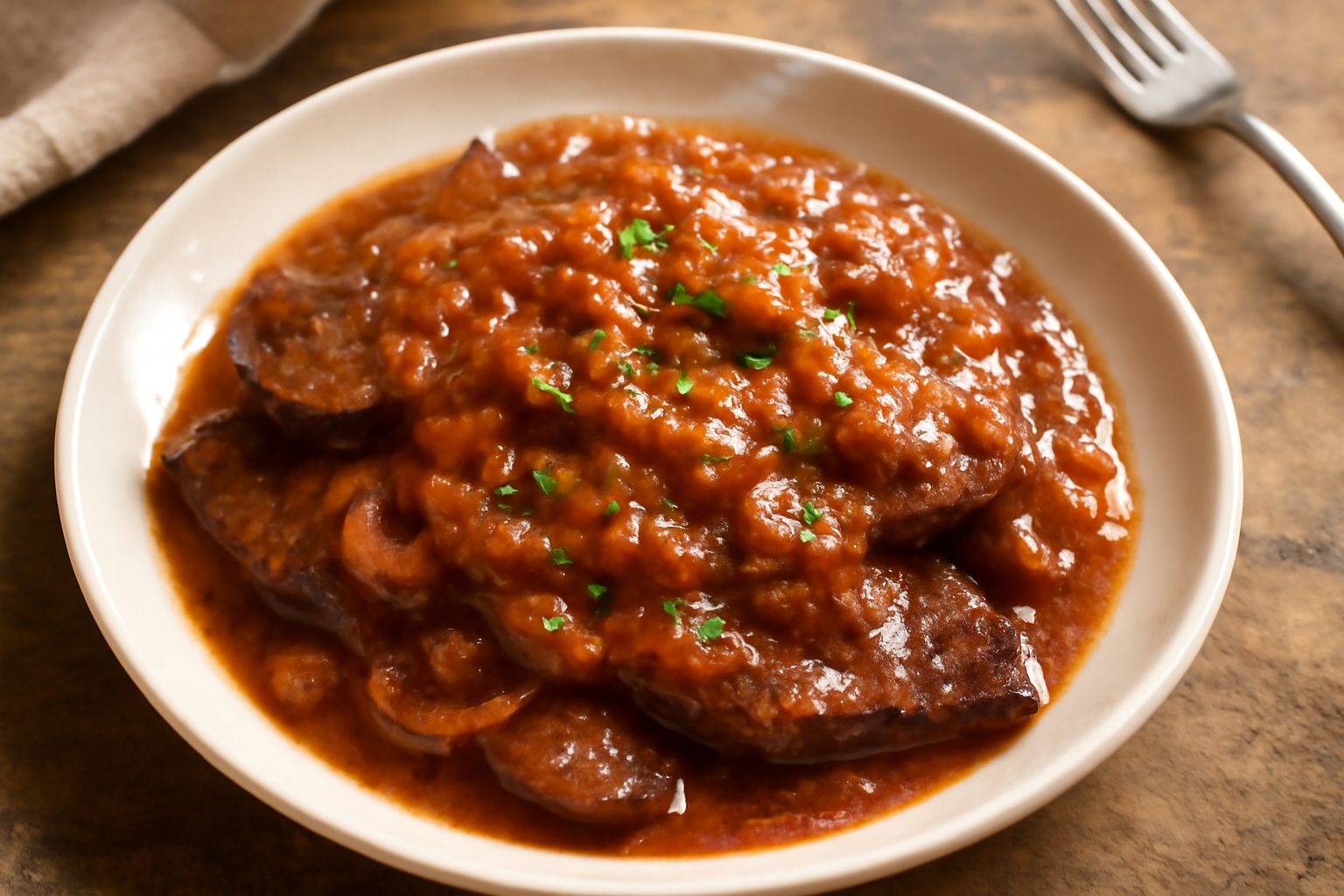 Fegato alla salsa