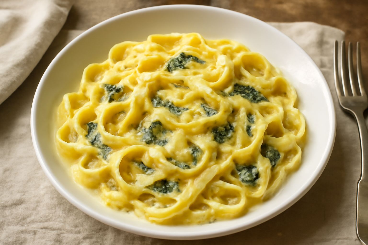 Fettuccine al burro e salvia