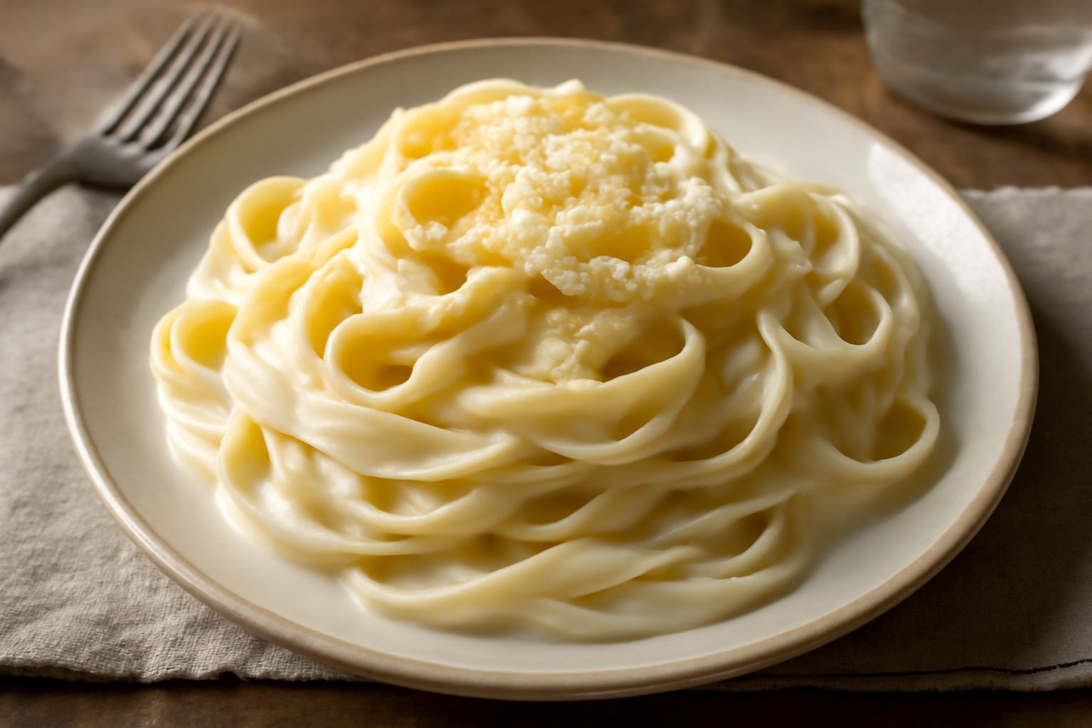 Fettuccine alla crema