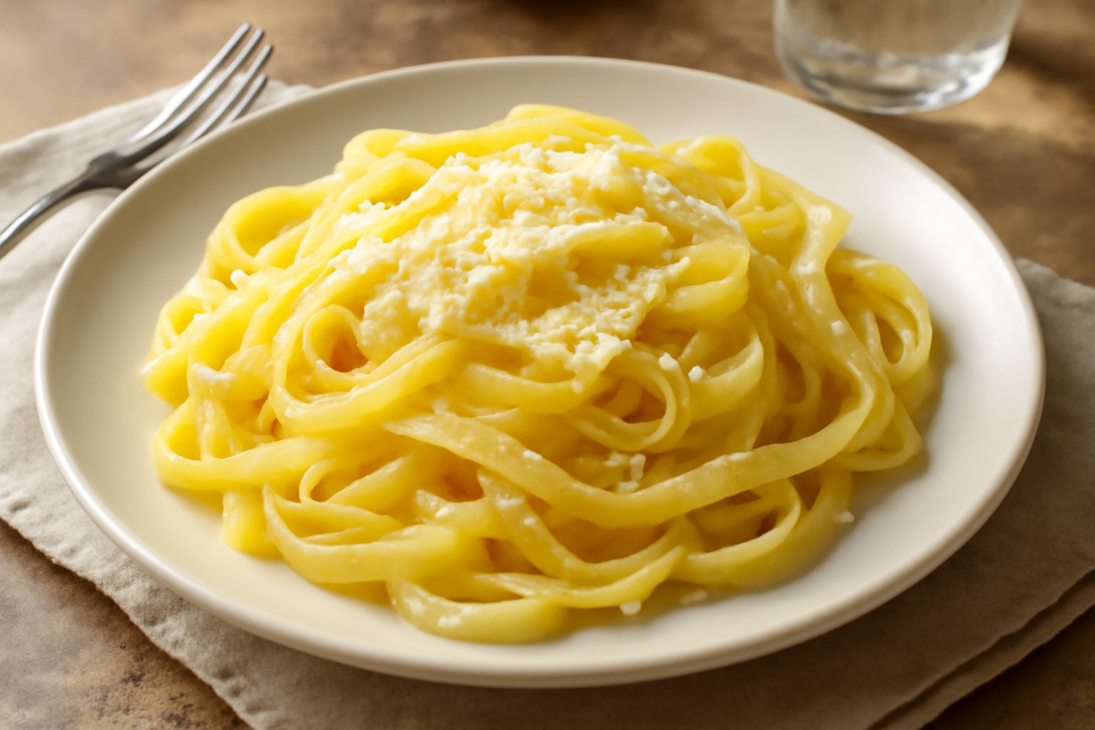 Fettuccine burro e parmigiano