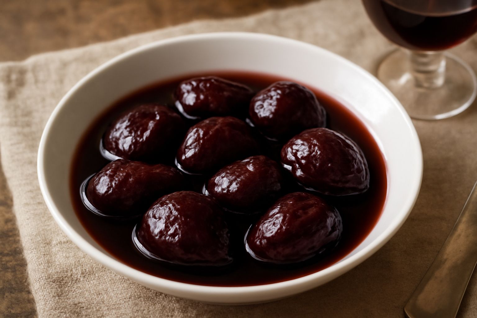 Fichi secchi in vino
