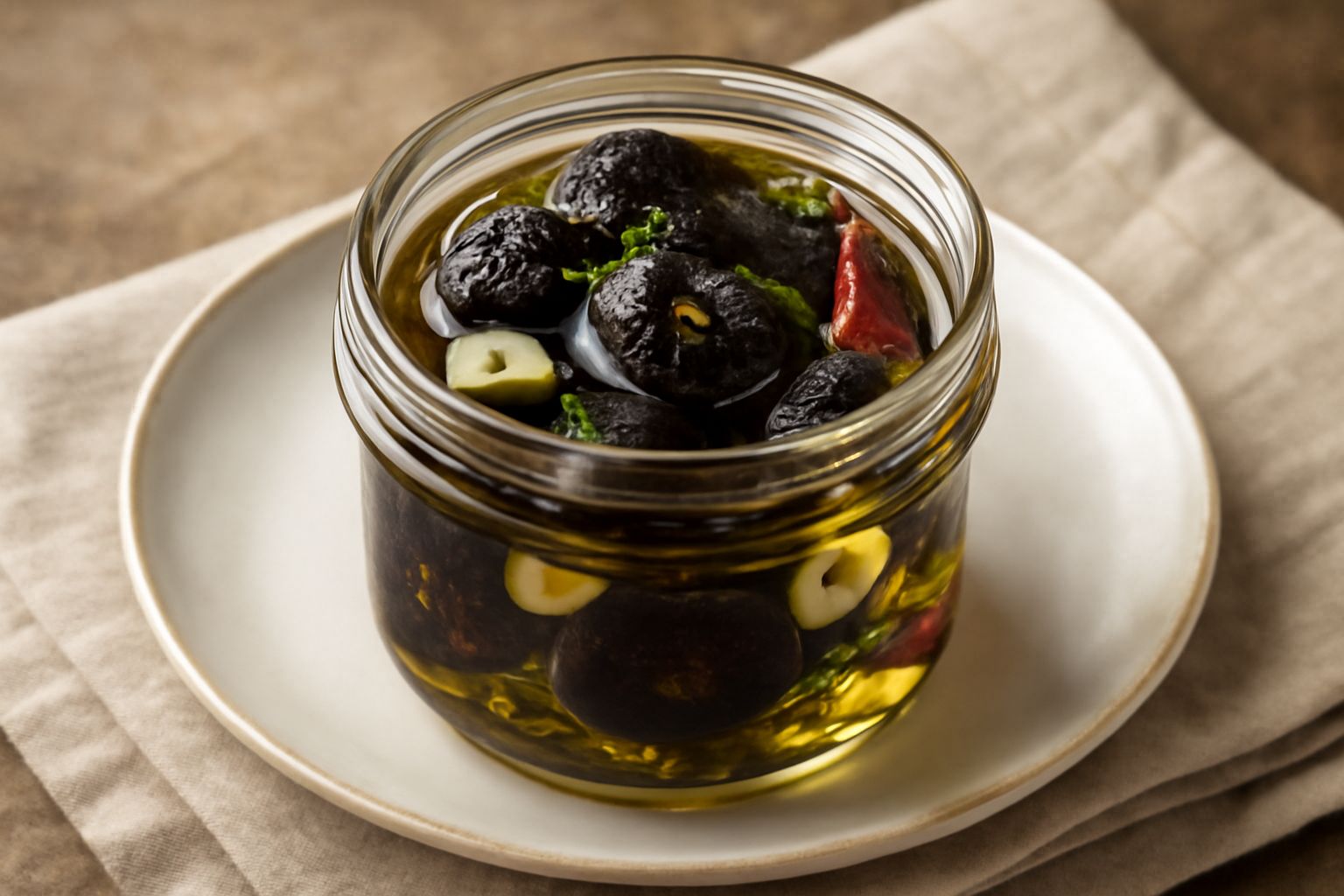 Fichi secchi sott'olio