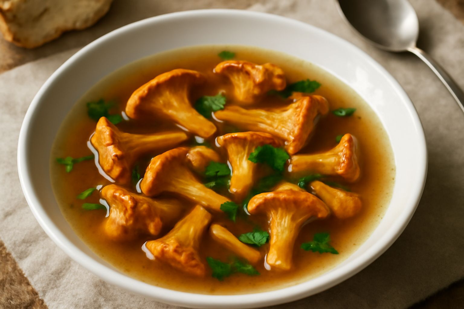 Finferli in brodo
