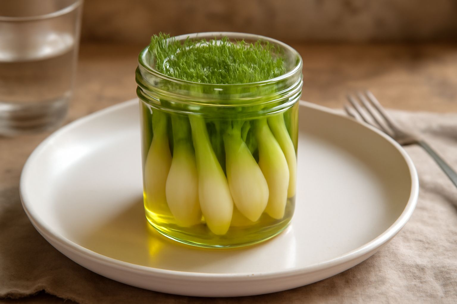 Finocchietti selvatici sott'olio