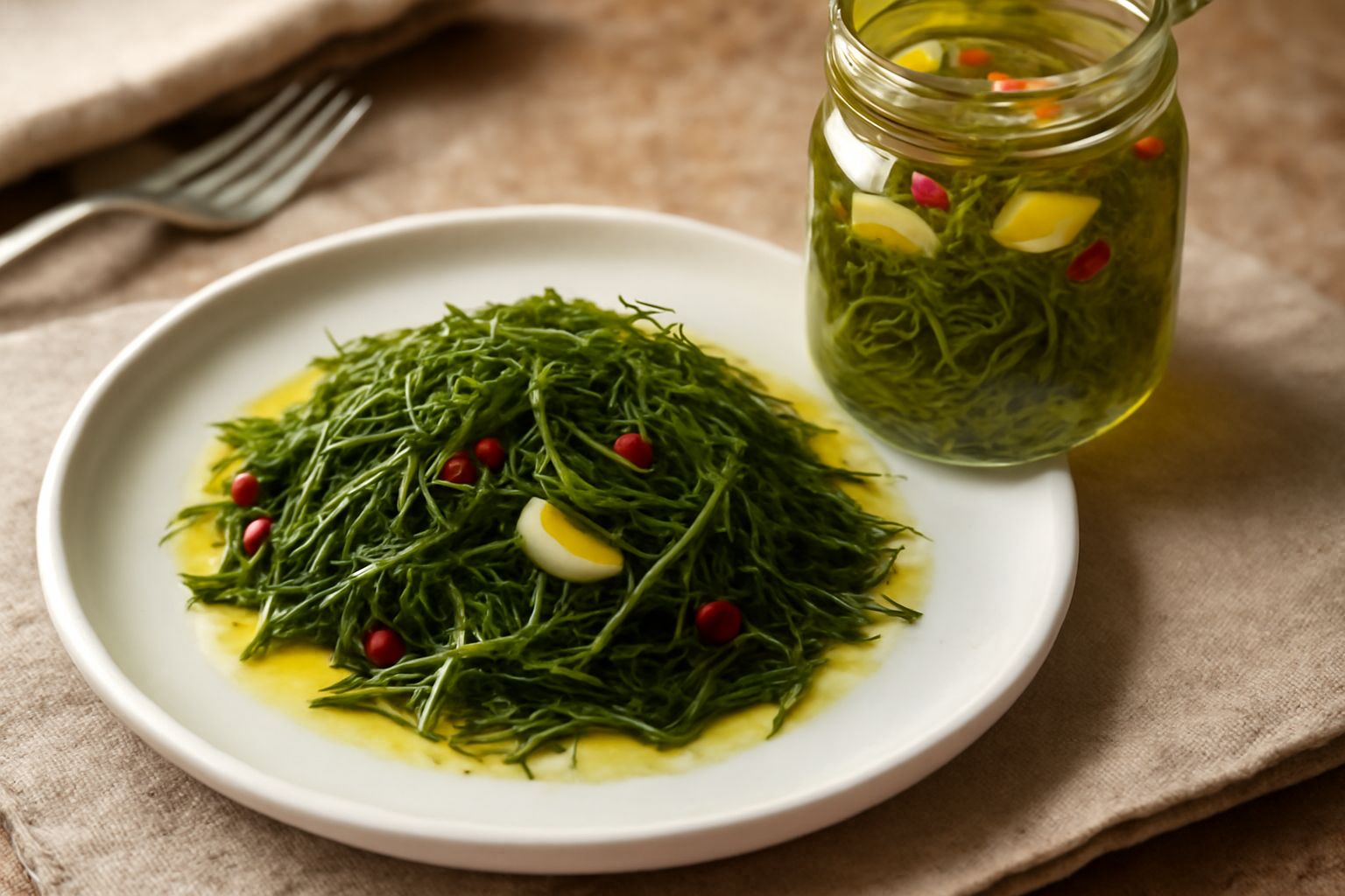 Finocchietto selvatico sott'olio