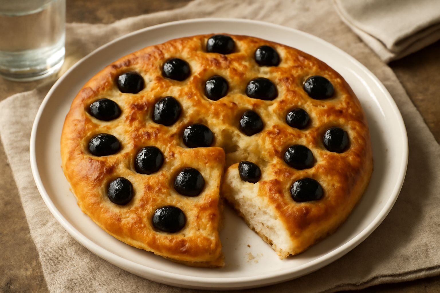 Focaccia agli olivi