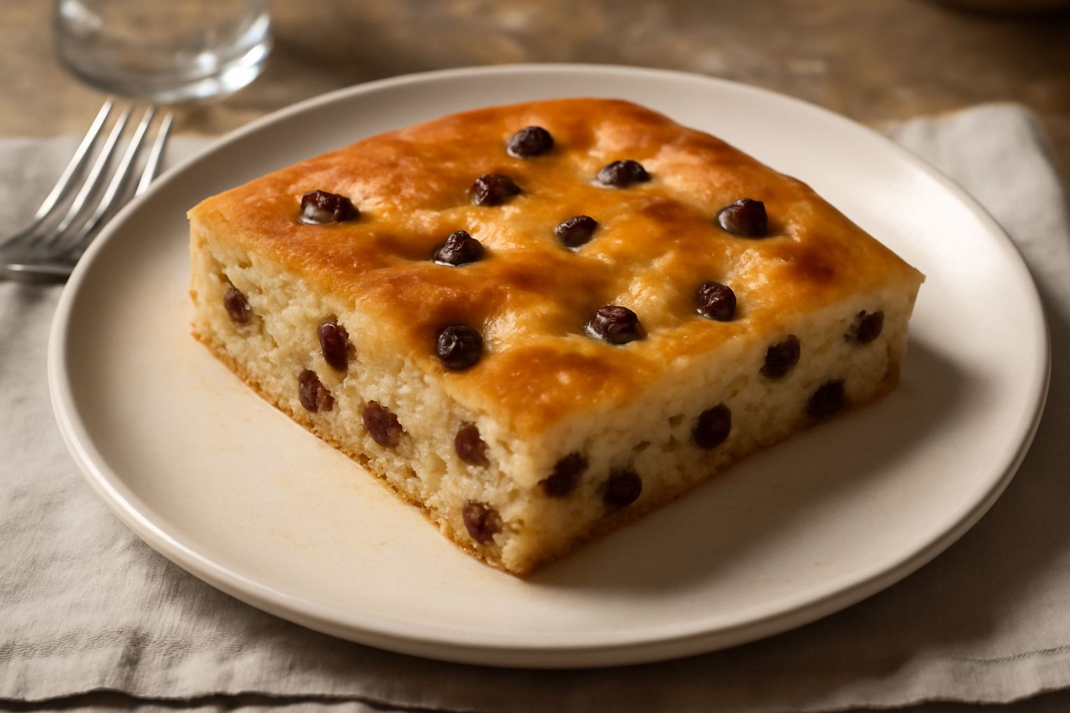 Focaccia all'uvetta