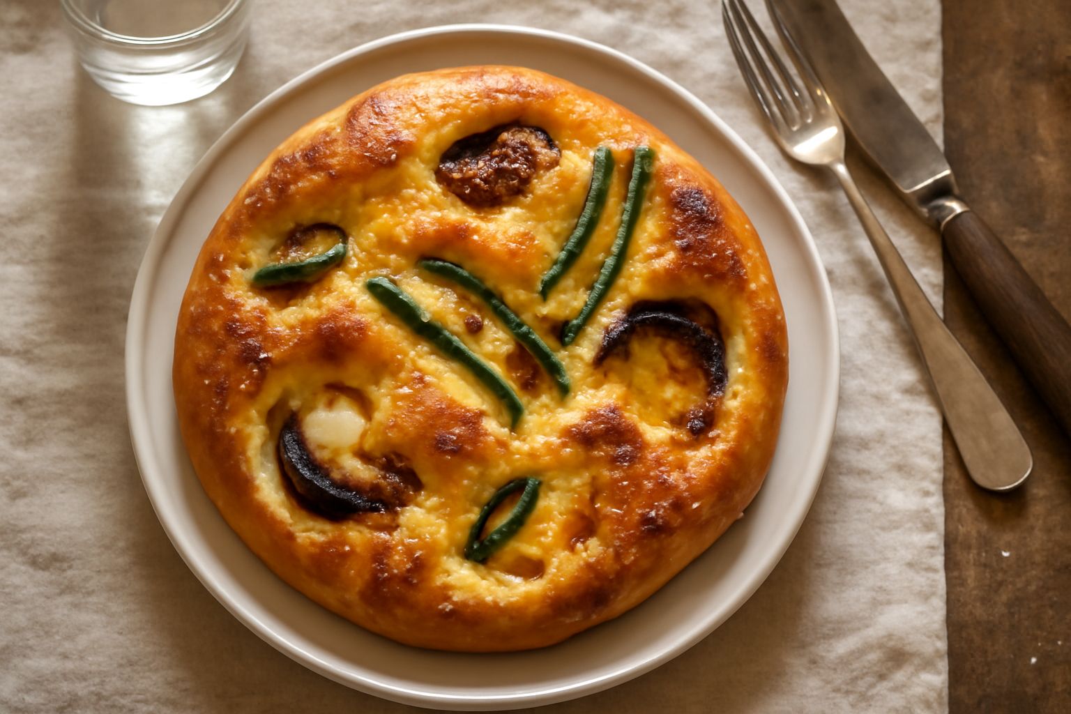 Focaccia barese con avanzi