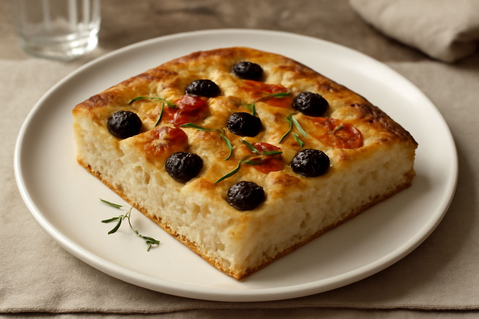Focaccia barese ligure