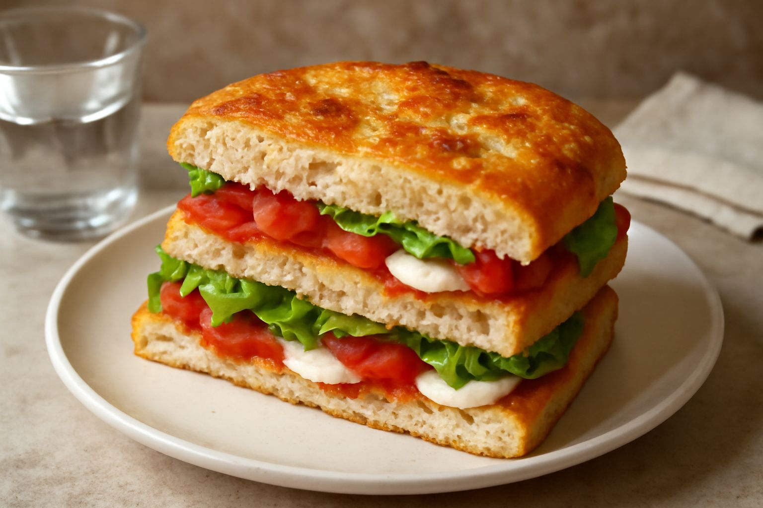 Focaccia barese ripiena