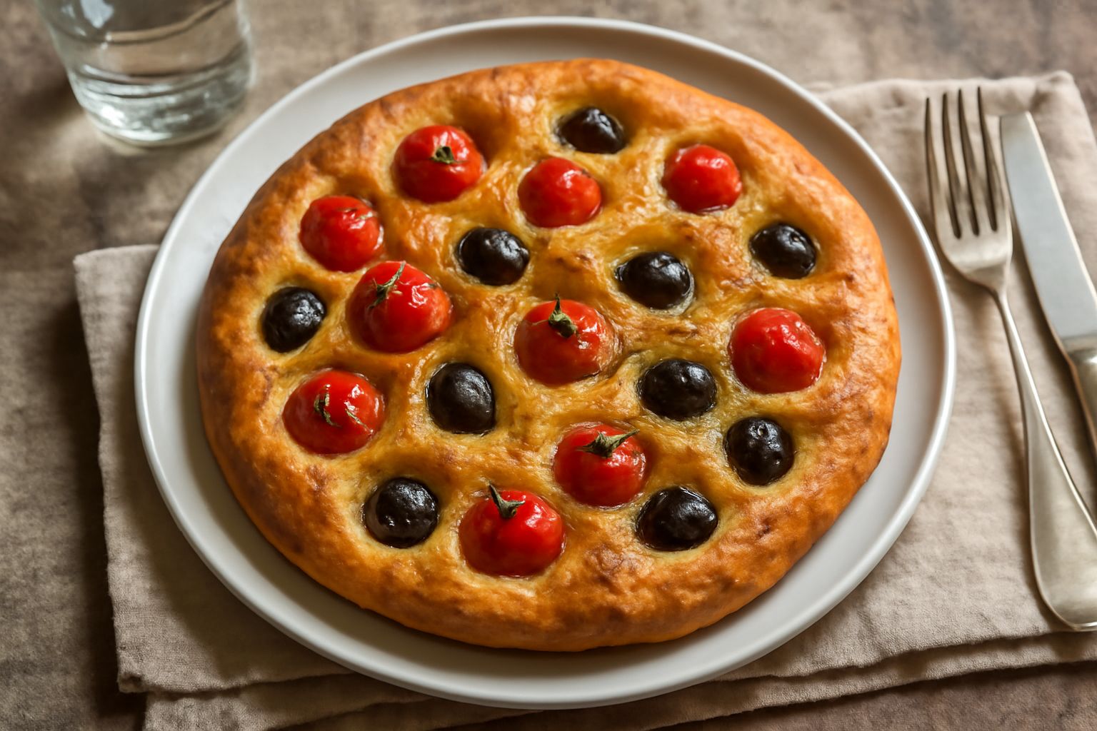 Focaccia barese siciliana