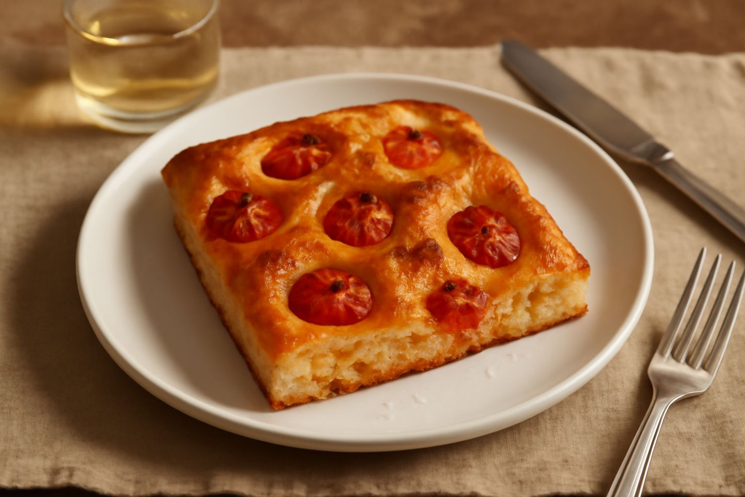 Focaccia col pomodoro