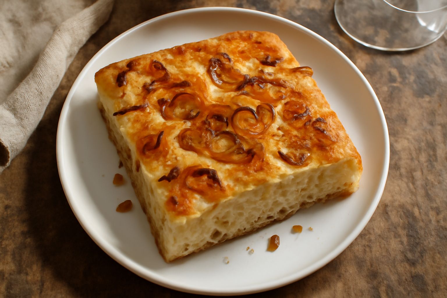 Focaccia con cipolla