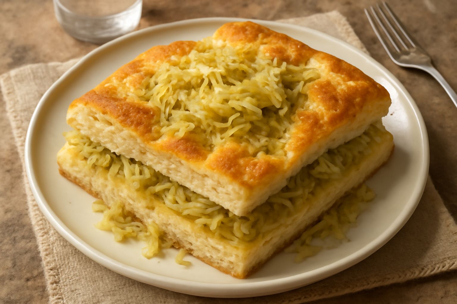 Focaccia con i crauti