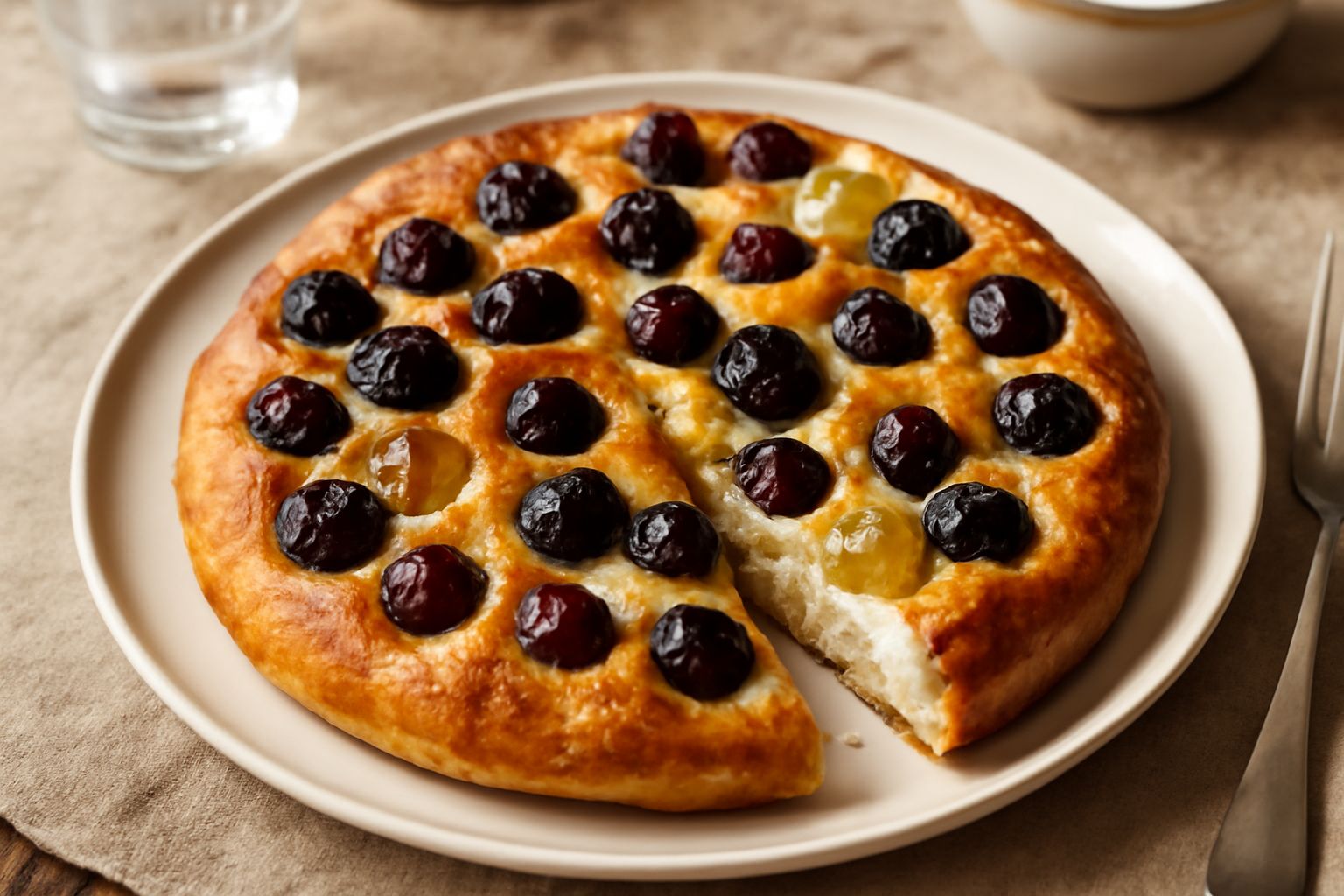 Focaccia con l'uva
