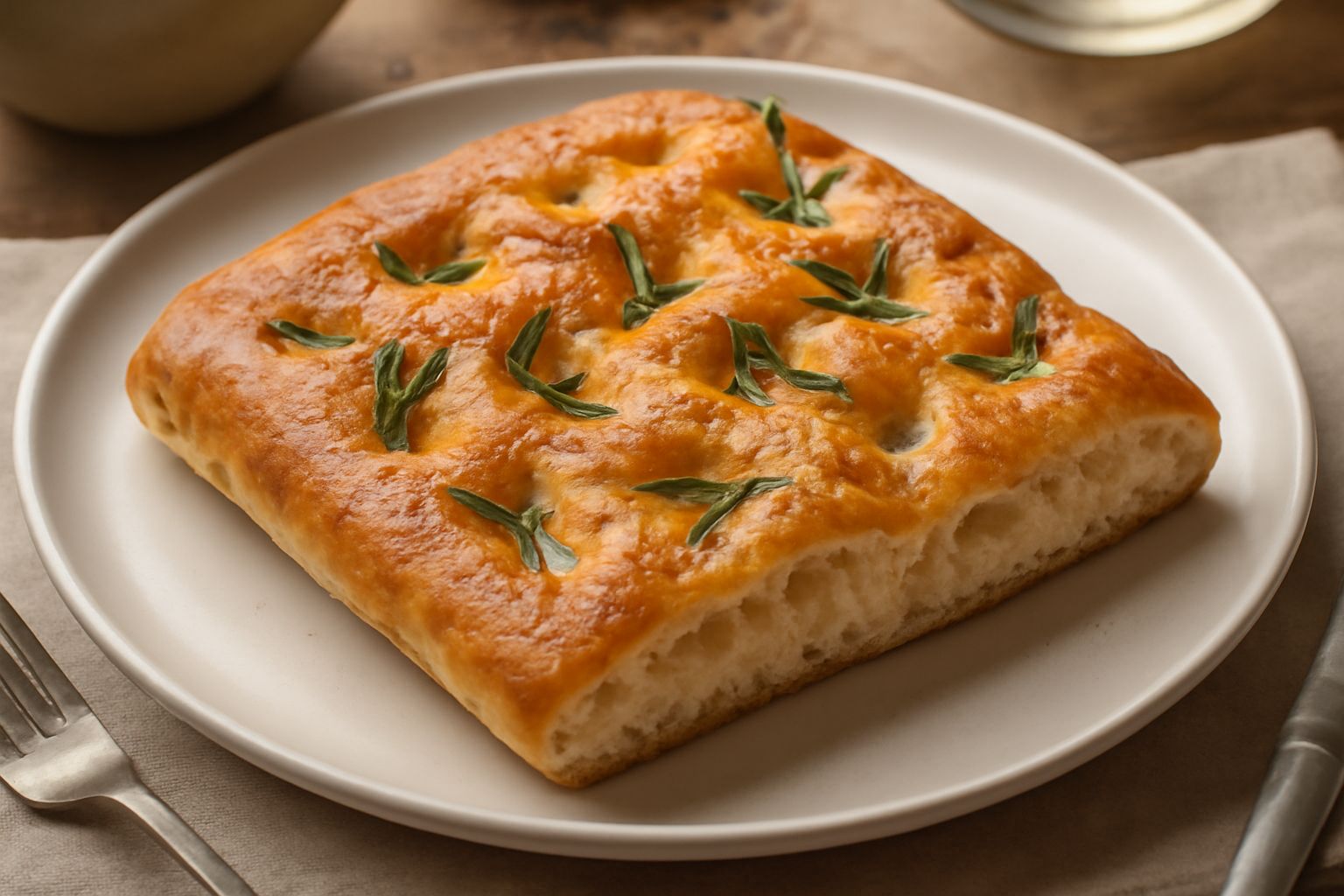 Focaccia con rosmarino