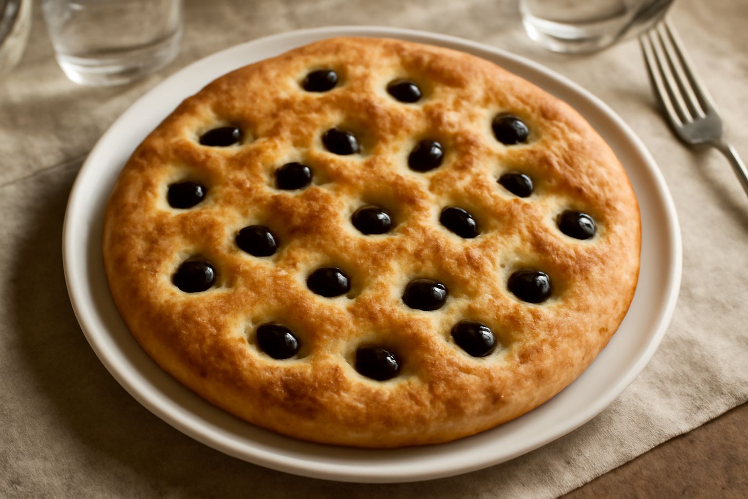 Focaccia d'olive