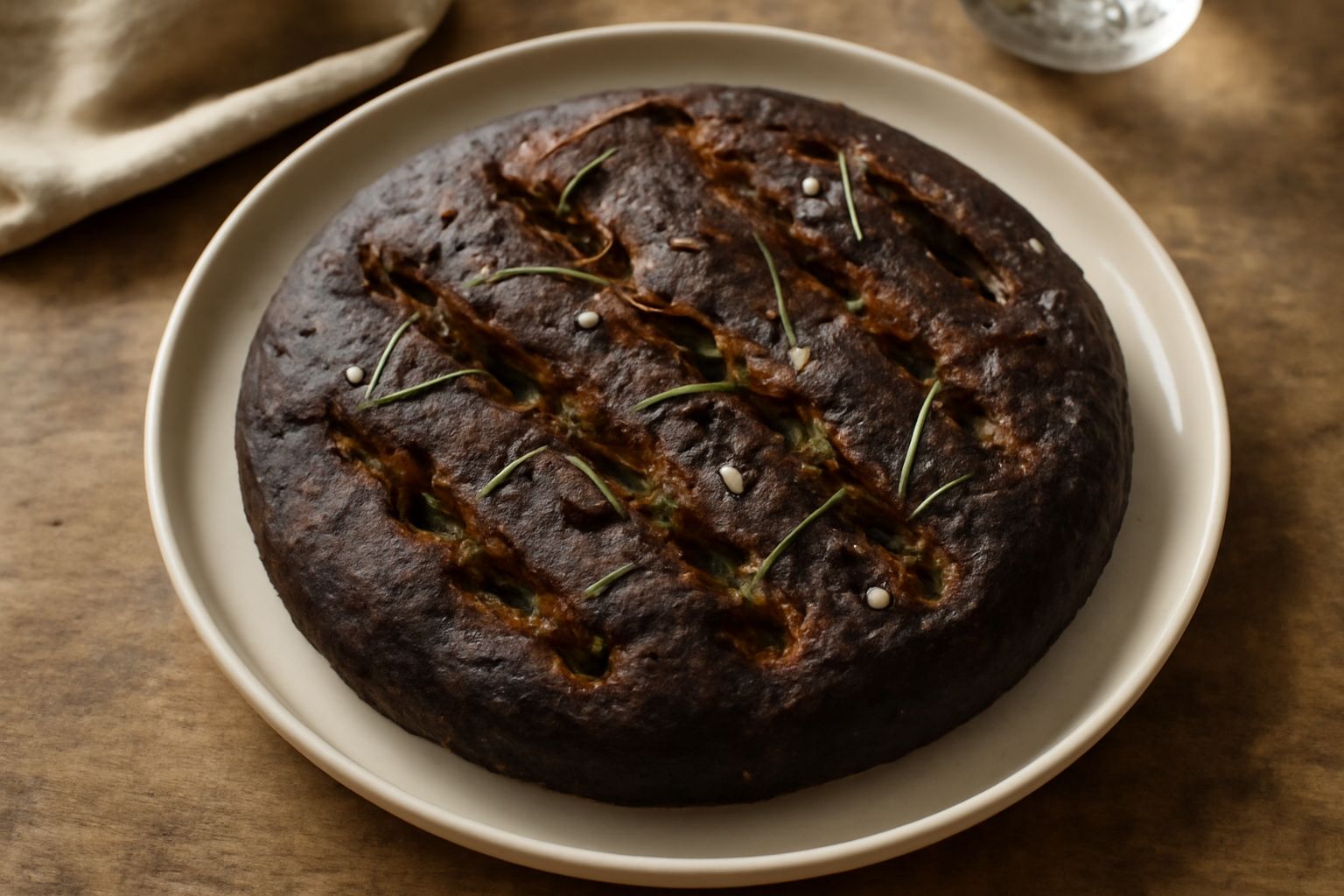 Focaccia nera