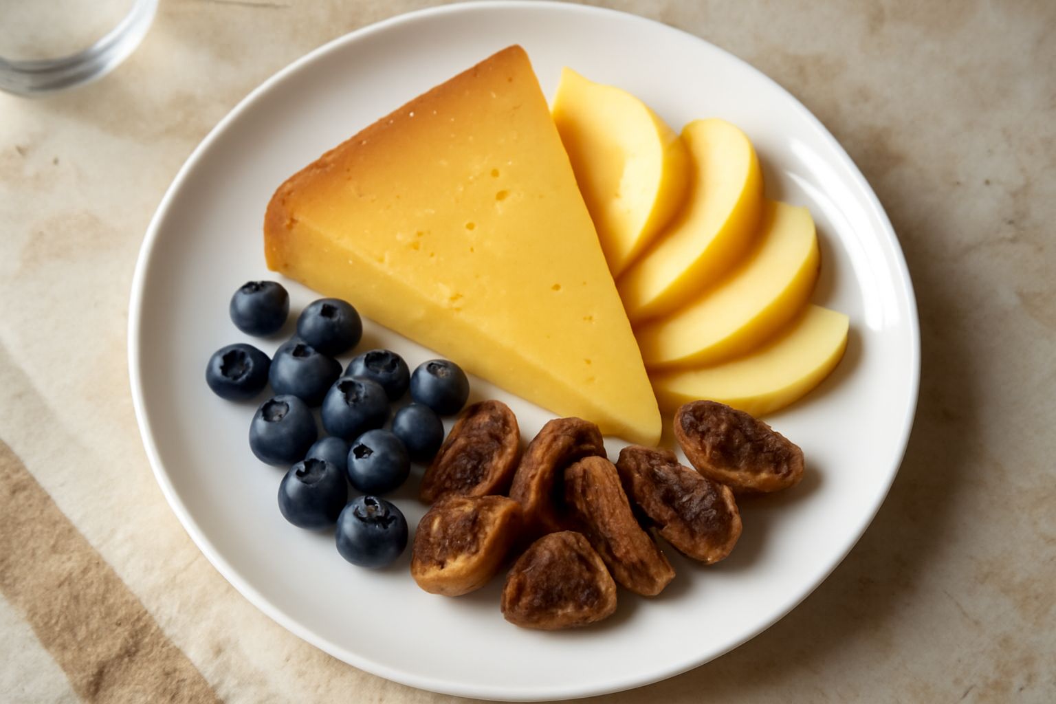 Formaggio di fossa con frutta