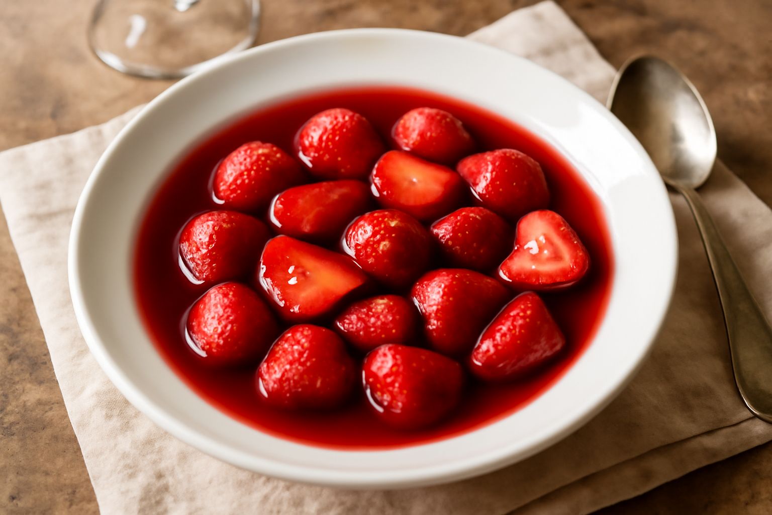 Fragole al vino