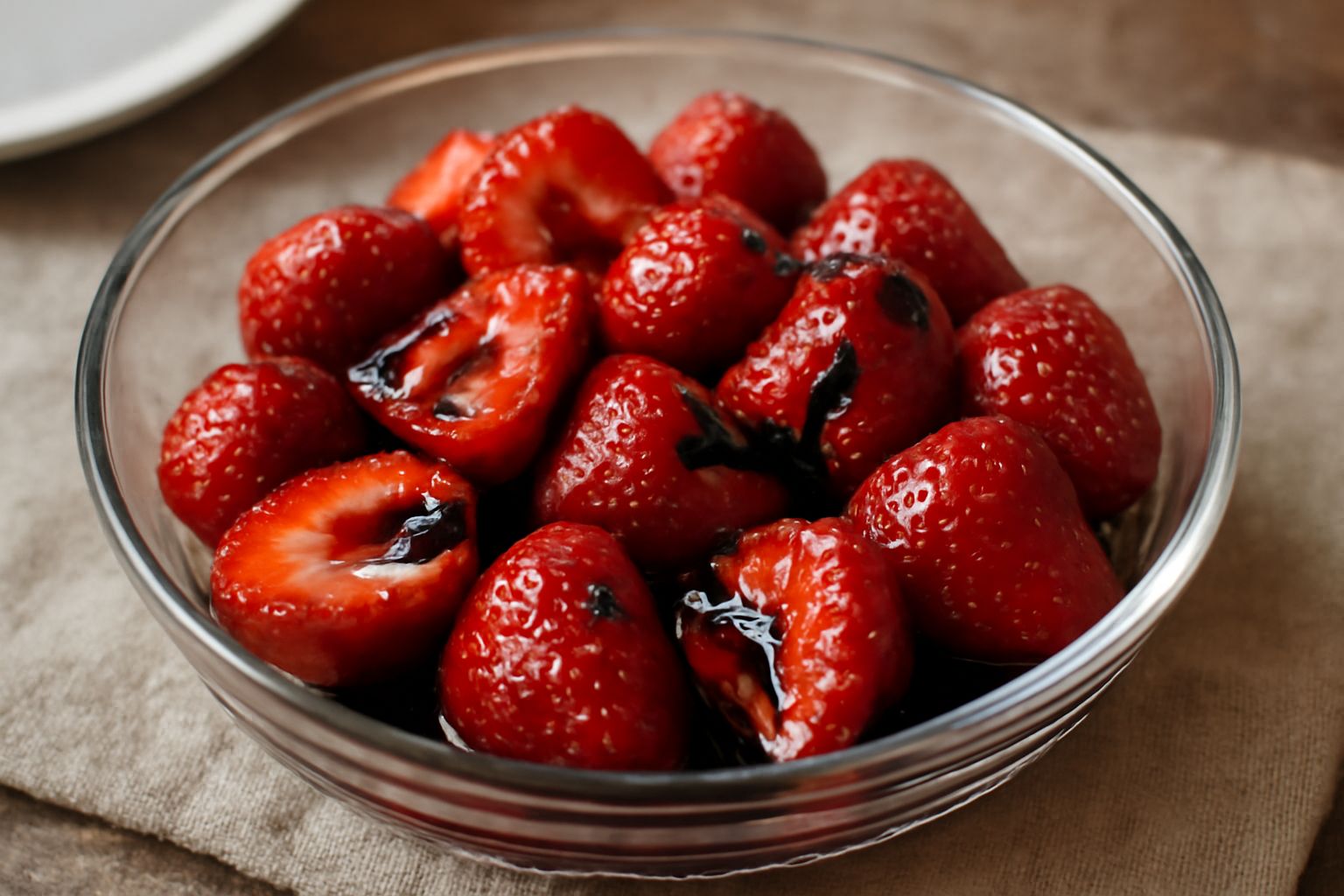 Fragole con aceto balsamico