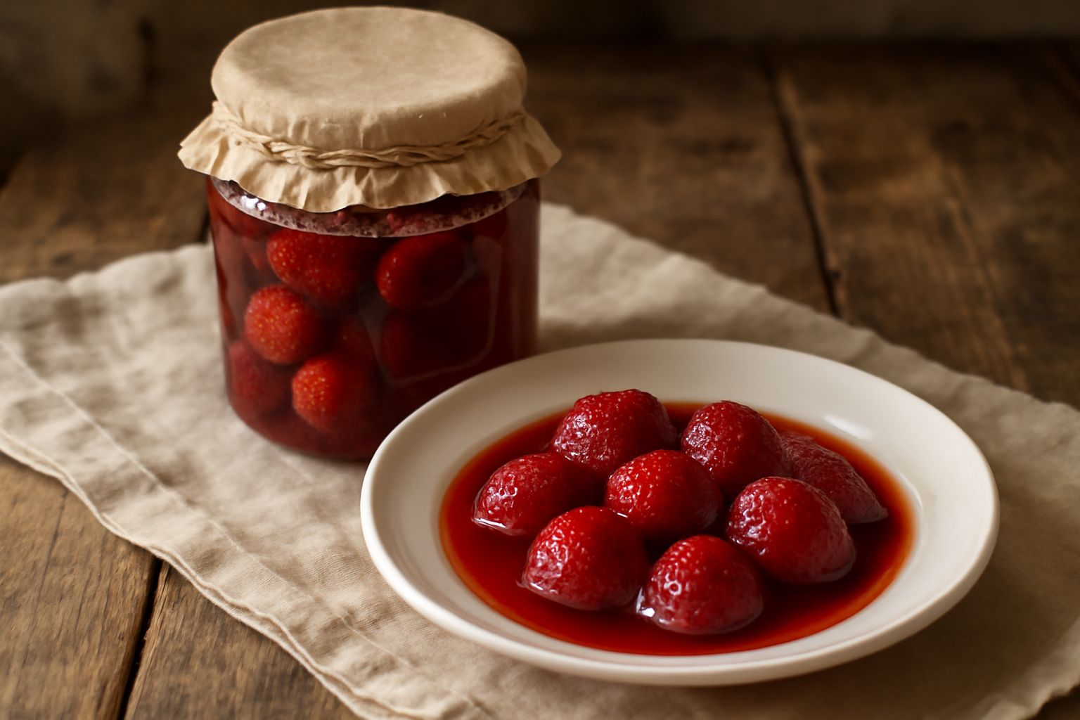 Fragole conservate