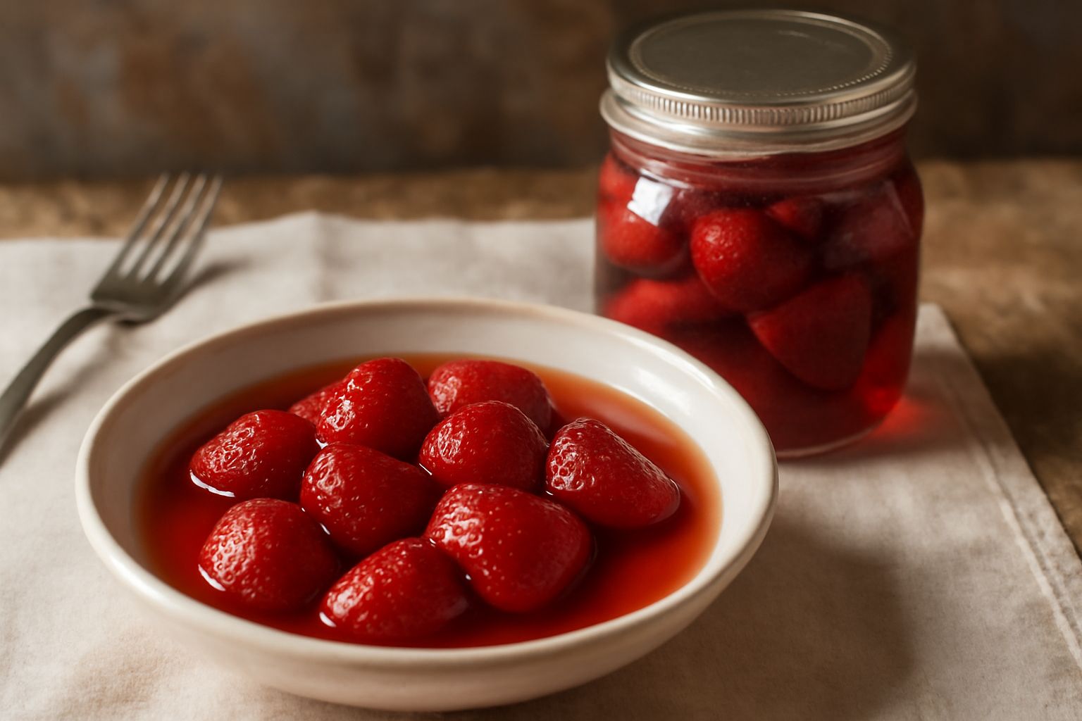 Fragole in conserva