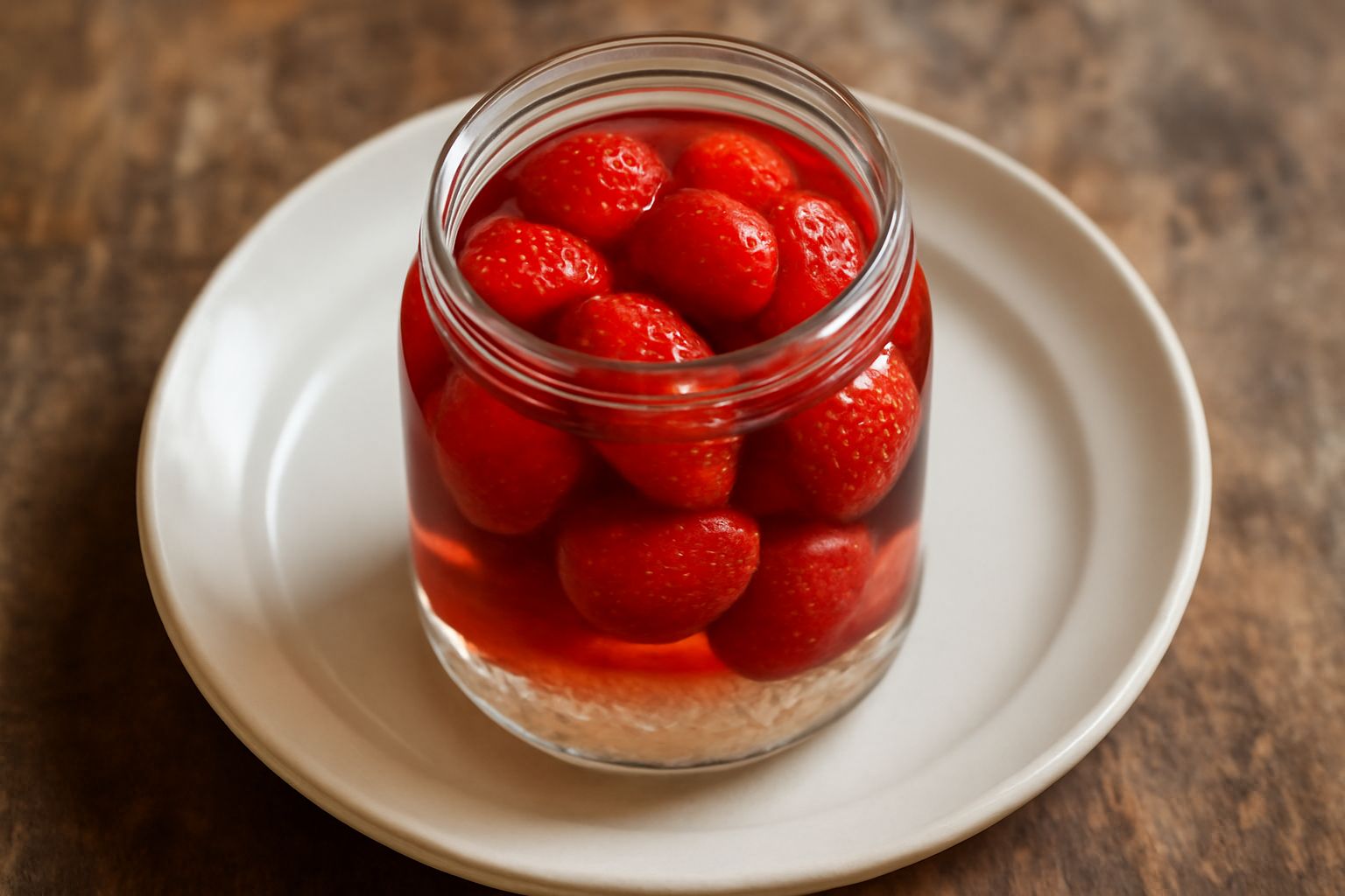 Fragole sotto spirito