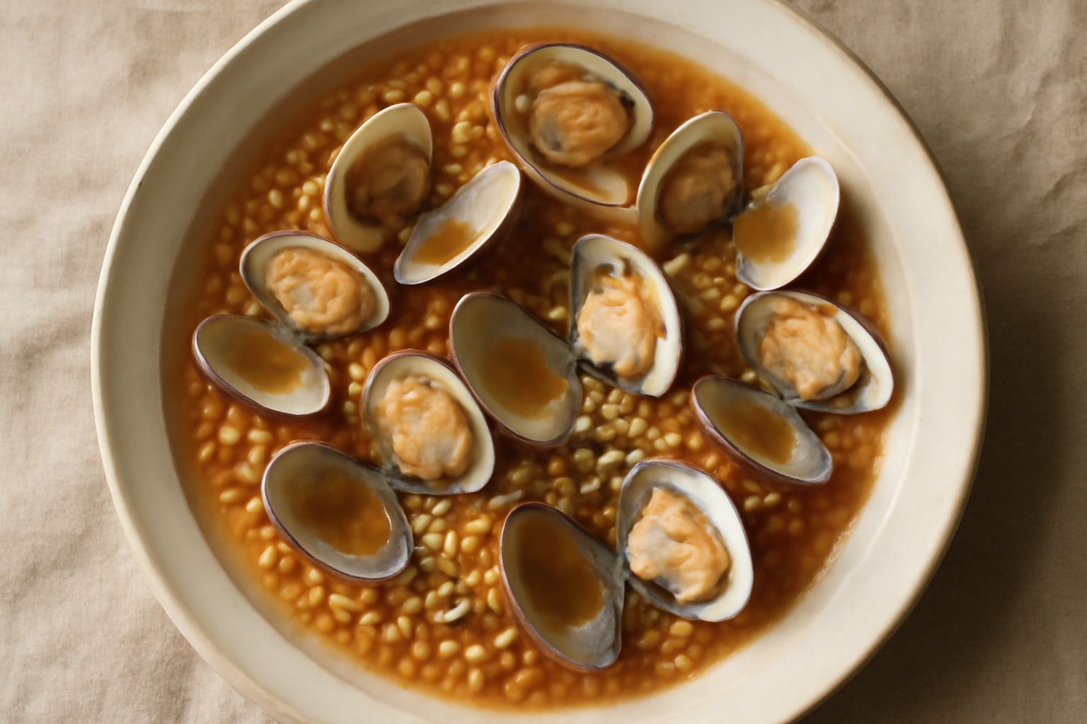 Fregola con arselle